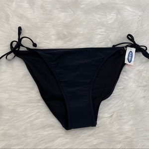 Old Navy Black String Bikini Bottoms